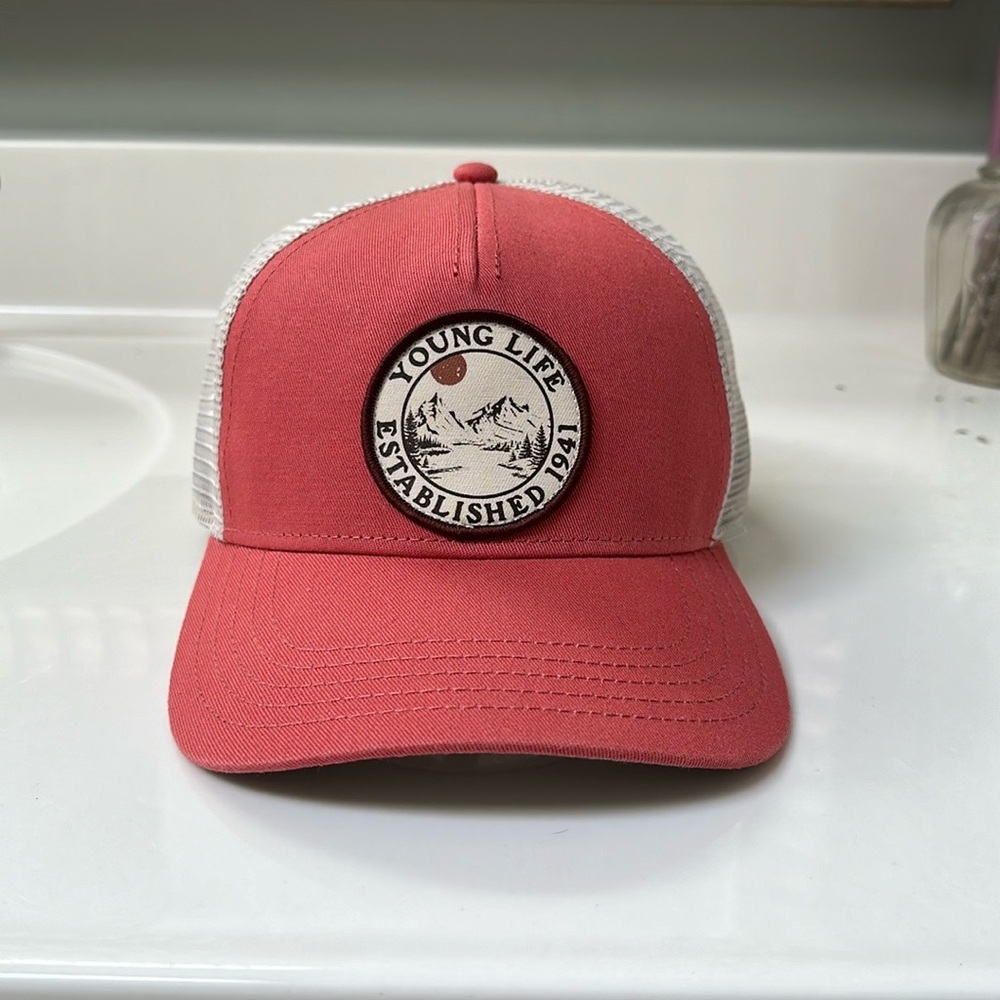 Younglife hat, coral